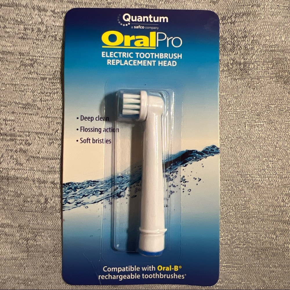 Oral-B Quantum Oral Pro Electric Toothbrush Replacement Head NEW